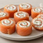 Roulés saumon-fromage frais à l’aneth