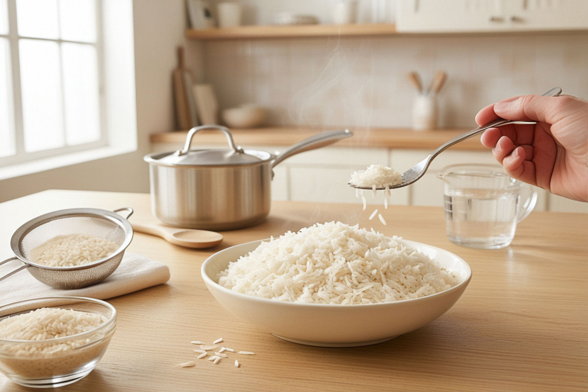 Comment éviter que le riz colle