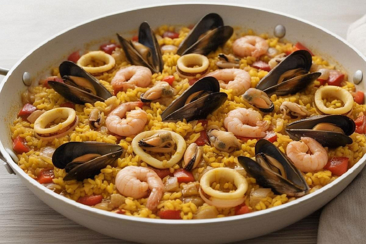 Paëlla aux Fruits de Mer Facile