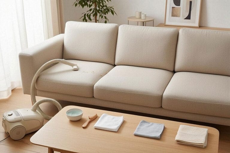 Comment laver un canapé en tissu sans l’abîmer : méthode complète et précautions