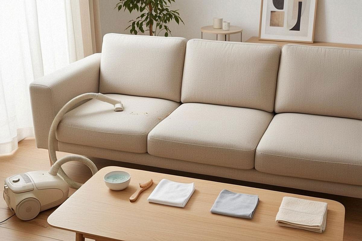 Comment laver un canapé en tissu sans l’abîmer : méthode complète et précautions