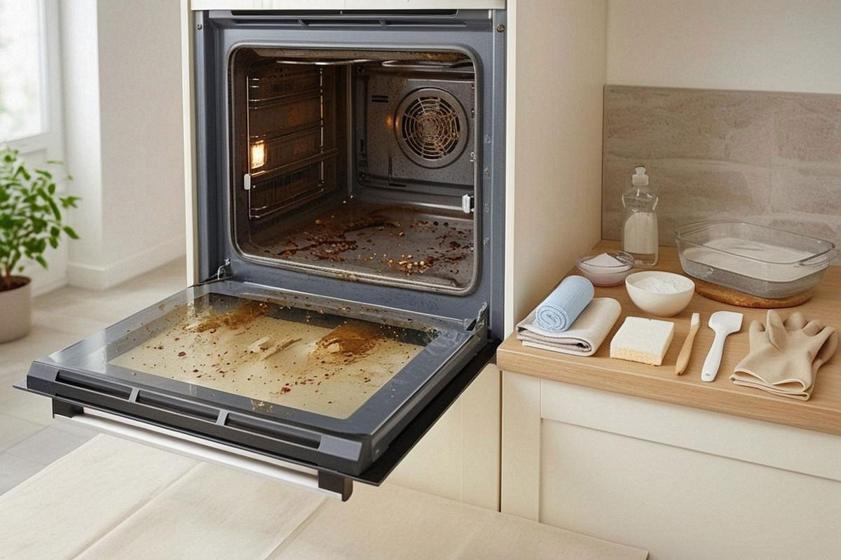 Comment nettoyer un four très sale sans frotter pendant des heures