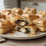 Feuilletés apéritifs tapenade et chèvre