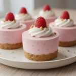 Mini cheesecakes à la framboise (sans cuisson)