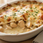 Poulet au fromage gratiné