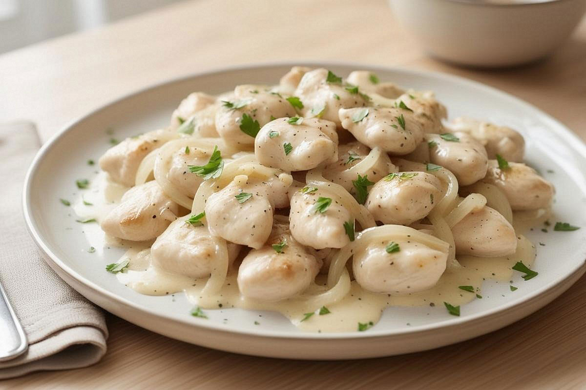 Poulet minceur à la moutarde et au yaourt